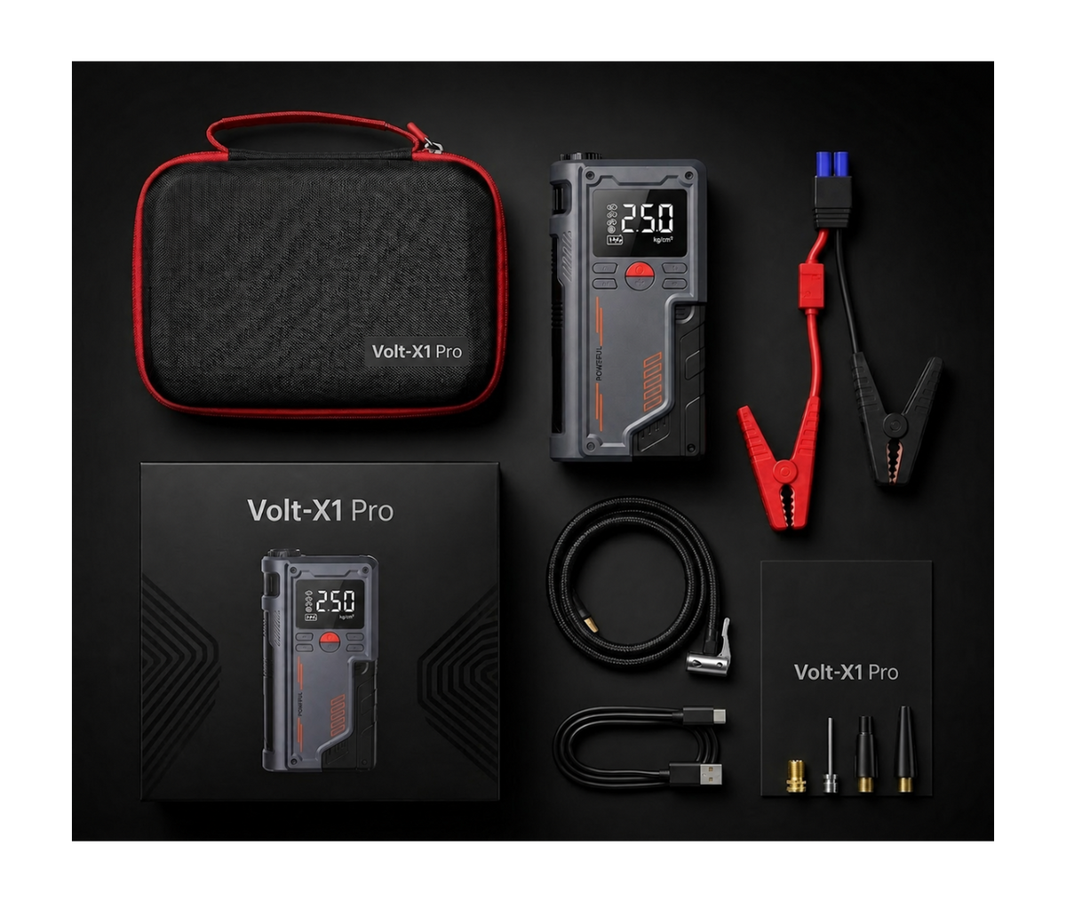 Volt-X1  Pro - Booster de démarrage multifonction