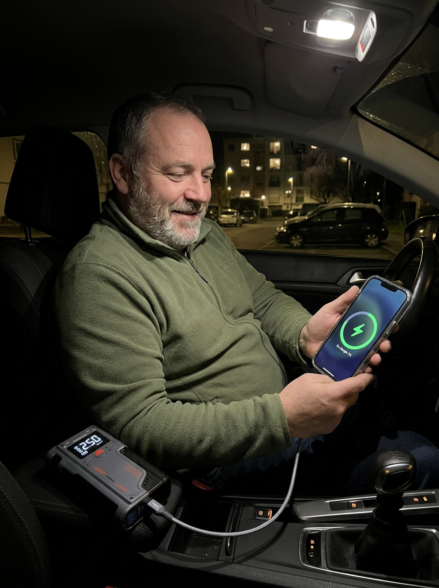 Volt-X1  Pro - Booster de démarrage multifonction